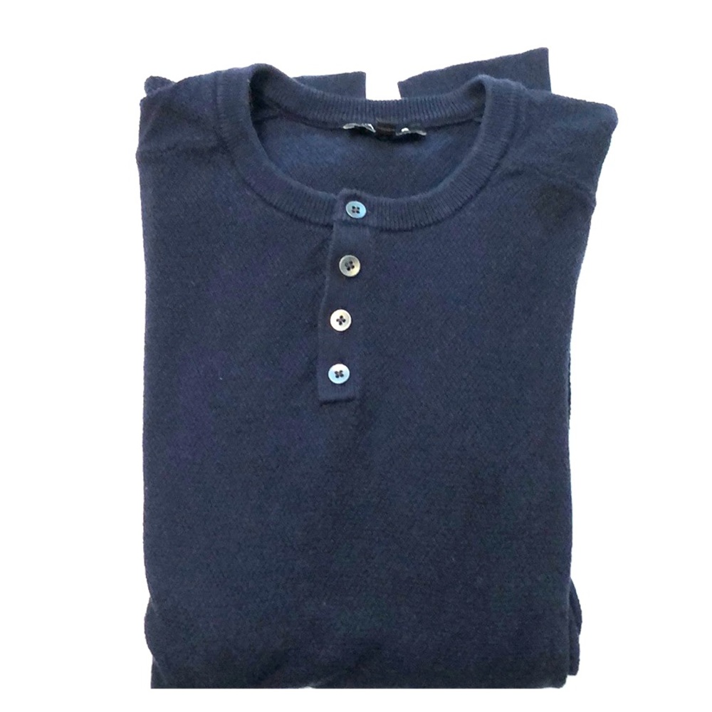 Express Men's Ling Sleeve Henley Size Large